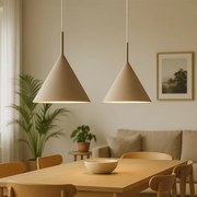 Lustră suspendată pe cablu CAPITAL, 1x GX53/15W/230V, Ø 32 cm, bej