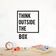 Sticker perete Think Outside The Box