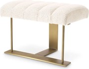 Taburete elegant design LUX McGuire, boucle crem 115662 HZ