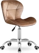 OFERTA Scaun de birou maro deschis AVOLA VELVET II. calitate