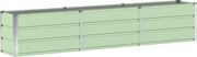 vidaXL Jardinieră Verde 240 x 40 x 45 cm Oțel