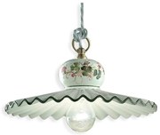 Lustra design clasic realizata manual din ceramica ROMA 31cm