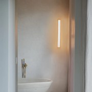 Aplică de perete pentru baie din alamă 62 cm inclusiv LED IP44 - Cascada