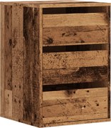 vidaXL Dulap colț cu sertare lemn vechi 40x41x58 cm lemn prelucrat