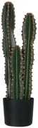 Outsunny Cactus artificial de mare realism plantă artificială de dimensiuni mari dim. Ø 17 x 60H cm verde | Aosom Romania