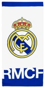 Real Madrid White prosop de plajă 70x140cm (Uscare rapidă)