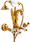 Baterie cada, TRENDY'S, montare pe perete ,nuanta gold