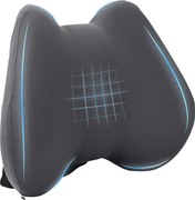 vidaXL Perna pentru spate Gri 40 x 32 x 14 cm Spumă cu Memorie