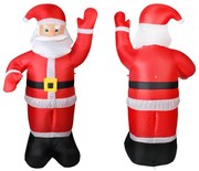 Decoraţiuni de Crăciun gonflabil Moş Crăciun cu iluminare LED 180 cm