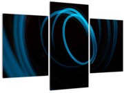 Tablou cu linie albastră (90x60 cm)