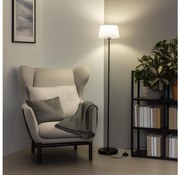 Brilagi - Lampă LED de podea CERIA, 1x E27/40W/230V, Ø 25 cm, alb/negru