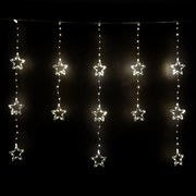 Ghirlandă luminoasă pentru exterior Stars, 120x120cm,LED, alb cald, temporizator, 8 funcții, 120 cm