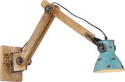 vidaXL Lampă de perete 25 W, albastru uzat, 96x15x20 cm, E27