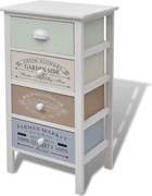 vidaXL Dulap în stil franțuzesc, 4 sertare, lemn