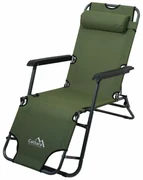 Șezlong pliabil Cattara 13516 Comfort , verde, 155x 61 cm
