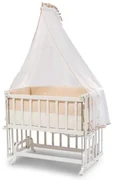 Patut lateral pentru pat cu saltea si accesorii (50x90cm) SERENITY