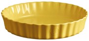 Formă din ceramică pentru plăcintă Emile Henry, ⌀ 28 cm, galben