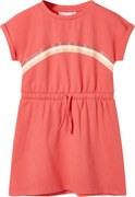 vidaXL Rochie pentru copii cu șnur, corai, 104