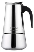 Espressor aragaz Arlo, inox, 4 portii, 200 ml