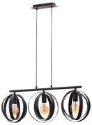 Lustra suspendata 4L design modern Cortado negru