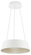 Pendul LED dimabil design modern ALBA alb 42cm