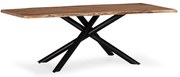 Masă de dining din lemn de acacia 100x220 cm Anuri – MOME