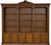 Bibliotecă lemn masiv Valerio, 262 × 40 × 244 cm