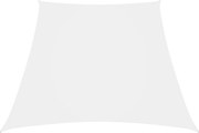 vidaXL Parasolar, alb, 2/4x3 m, țesătură oxford, trapez