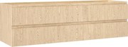 Mexen Rivel dulap baie sub lavoar 160 cm, 2 sertare, canelată, stejar - 91A20-16047-2-BFF81