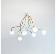 Lustră LED flexibilă aplicată Ideal Lux OCTOPUS 6xG9/3W/230V colorat