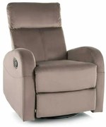 Scaun reclinabil Olimp Velvet, maro