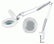 Lampă LED de birou cu lupă și clemă LED/15W/230V