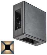 Aplică LED de exterior LIPPA LED/6W/230V IP54 neagră Rabalux 7317