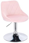 HR1054N Scaun Roz Catifea