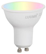 Lampă de perete inteligentă neagră din plastic, incl. 2 Wifi GU10 - Baleno