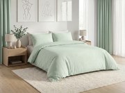 Lenjerie de pat din bumbac CALMORA mentolová Dimensiune lenjerie de pat: 2 buc 70 x 90 cm | 200 x 220 cm