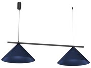 Lustră suspendată pe cablu CAPITAL 2xGX53/15W/230V, albastră