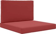 vidaXL Perna pentru canapea de exterior 2 pcs bordo Poliester