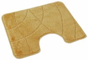Kvalitex covoraș pentru WC Labyrint auriu, 60 x 50cm