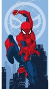 Prosop pentru copii roșu-albastru din bumbac 70x140 cm Spider-man "Jump" – Jerry Fabrics