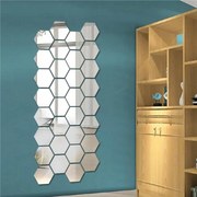 Sticker acrilic 3D Hexagon