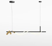 Lustra LED cu 2 spoturi design modern Tau