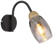 Aplica de perete design modern Gerly negru