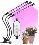 Lampă LED reglabilă cu clemă pentru plante LED/12W/5V