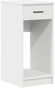 vidaXL Suport turn pentru computer cu sertar alb 35x45x77 cm