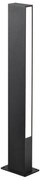 Stalp LED iluminat exterior IP65 LOTUS H-60cm negru