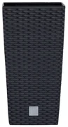 Mască de ghiveci Rato Square, antracit, 37,6 x 19 cm, M