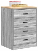 vidaXL Dulap depozitare garaj gri Sonoma 60x51x85 cm