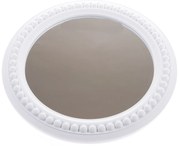Oglindă de perete din plastic Montielo alb,diametru 50 cm