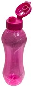 Sticlă din plastic roz pentru apă, 750 ml